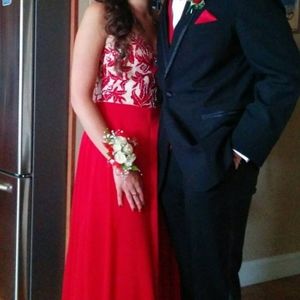 Red prom dress!